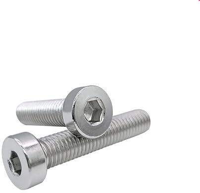 Viti M5 Bullone a Vite a Testa Bassa a Bassa Cabina a Tappo a Testa Bassa Bassa Bassa Tappo a Testa Esagonale. (Color : 100PCS, Dimensione : 40mm)