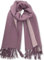 PFLife Damen Kaschmir Schal Wärmender Winter Schal Wendbares Modell mit Fransen Weiche große Kaschmir Decke, 80'' * 27'' (200 x 70 cm), Violett