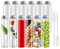 12 PCS Tubes à Essai Bouteille Sensorielle 80ml Transparent Tubes à Essai Bouteille Sensorielle avec Brosse de Nettoyage, Réutilisables Tube a Essai pour Fleurs Bonbons Épices