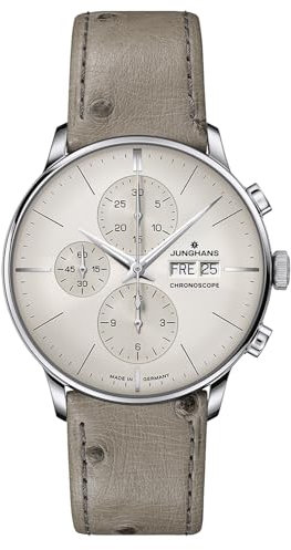 JUNGHANS Meister Chronoscope Herrenuhr Automatik Grau 27/4223.02