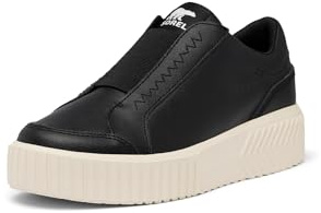 Sorel Ona Ave Slip on Sneaker, Sneakers Invernali Donna, Black, Chalk, 41 EU