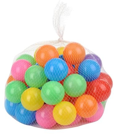 50 Balles en Plastique Pour Piscine - 5.5cm/7cm Boules Pour Bébé et Enfant
