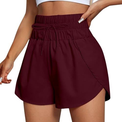 Short Sport Femme Tennis Jogging Cycliste Tenue Running Fitness Vêtements De pour Course a Pied Vetement Bermuda Mini avec Poche Telephone Shorts Et Bermudas Été Foot Shorties Taille Haute Push Up