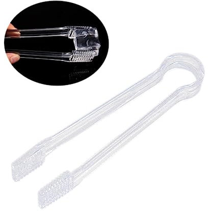 HOLIDYOYO Clip Di Ghiaccio Di Grandi Dimensioni Piccole Pinze Per Il Cibo Piccolo Piccole Pinze Per Il Ghiaccio Insalata Pinze Da Ghiaccio Pinze Per Antipasti Chiaro Riutilizzabile Sbarra