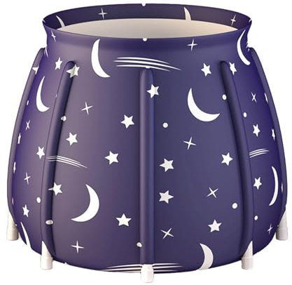 Vasca da bagno pieghevole autoportante – soluzione spa portatile per il bagno di casa, relax e terapia