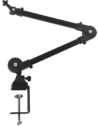 Brazo de suspensión para micrófono, resistente y resistente al óxido, soporte de suspensión ajustable ForAudio, accesorio profesional, soporte multiángulo