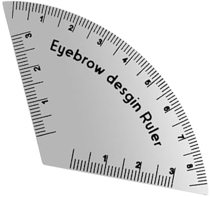 Bomefoi Medidor de Cejas, Moldeador de Cejas, Plantilla Reutilizable Para Principiantes Maquillaje Diario Salon Viaje