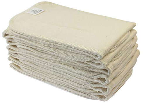 Blümchen Saugeinlagen 12'er pack BioBaumwolle