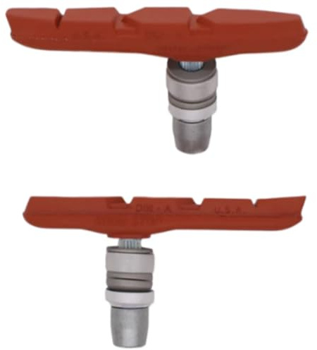 Kool Stop Brake PAD THINLINE Threaded Salmon , 71.8 mm