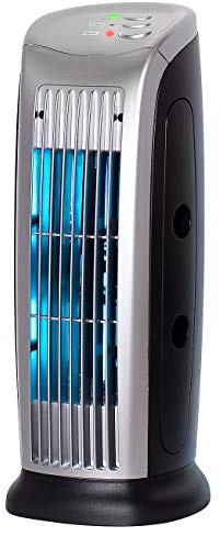 Sichler Haushaltsgeräte Purificatori d'aria - purificatore d'aria fumo: Purificatore d'aria con ionizzatore, UV luce, ventilatore attivabile (ionizzatore senza ozono, profumo)