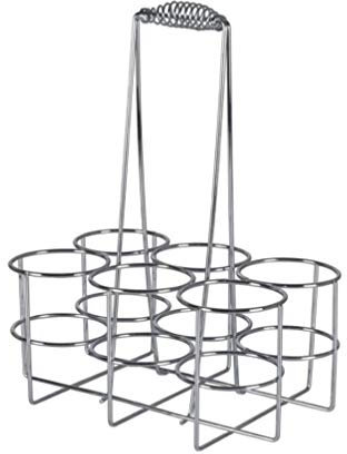 Cabilock 6 Estante para Latas De Cerveza Canasta De Botellas De Vino Caja De Almacenamiento De Cerveza Expositores De Vino Carrito De Vino Beber Bebida De Transporte Mencionar Cerveza