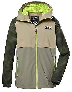 killtec Jungen Funktionsjacke/Outdoorjacke mit Kapuze KOS 280 BYS JCKT, sand, 152, 41466-000
