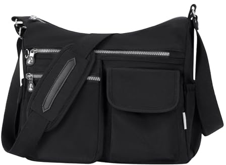 NOTAG Crossbody Bags for Women Waterproof Multi Pockets Handbag Shoulder Bag Lightweight Large Crossbody Bag Messenger Bag
