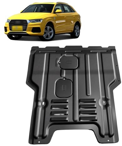 Frencstr Front Engine Splash Shield Fit for Audi Q3 2013-2018 Engine Engine Case Guards Suitable for Q3 Under Engine Cover Mud Flaps Directly Replace Original