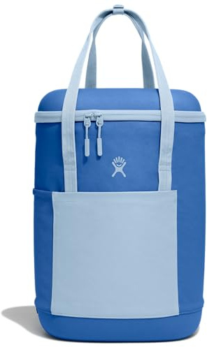 Hydro Flask Cooler Backpack for Beverages - Insulated Soft Travel Lunch Bag - 20 L Capacity in Cascade and Surf Blue