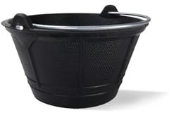 Rubi 88916 - Cubo de goma italiano (10 l) color negro