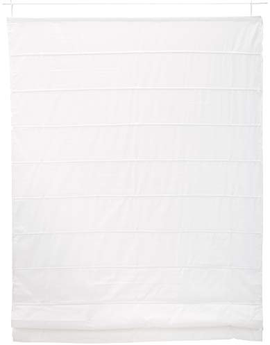 Estores Basic Estor Plegable con Varillas, Tela, Crudo, 120 x 175 cm