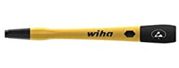Wiha Schraubendreher-Griff PicoFinish® ESD magnetisch für 4 mm Micro-Bits (43709) 4 x 96 mm