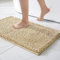 MIULEE Badematte 60x90 cm Beige – Super Saugfähiger Badteppich Weich & rutschfest, Waschbarer Badezimmerteppich aus Chenille Mikrofaser für Dusche & WC – Pflegeleichter Badvorleger für Zuhause