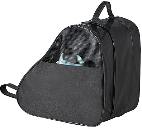 Graootoly Schlittschuhtasche, Schlittschuhtasche mit Verstellbarem Schultergurt für Mädchen und Erwachsene Outdoor Skate Tasche