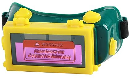 Glomora Auto-Dimming Welding Goggles - Head-Mounted Flip Design for Eye Protection