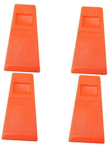 FONDOTIN 4pièces Cales Abattage Plastique Résistantes Résistance Aux Chocs Outil De Bûcheron Portable pour Exploitation Forestière Et Coupe Arbres