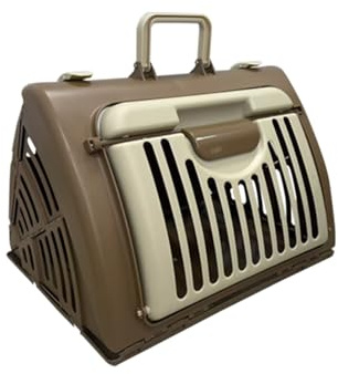 Foldable Portable Pet Carrier, Cat Carrier with Opening Door