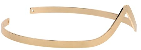 YRYRYW V-formad kvinnlig armlänk Justerbar överarmsmanschettarmband Guld Metall Chic armsmycken för kvinnor Modetillbehör Household faucets