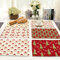 Weihnacht 6er Set Tischset Platzset Modern Design Weihnachtsmann Tannenbaum Platzmatte hochwertige Baumwolle und Leinen Xmas Geschenk Gift Tischunterlagen Tischdecke 43x33cm (43 x 33 cm, Weihnacht)