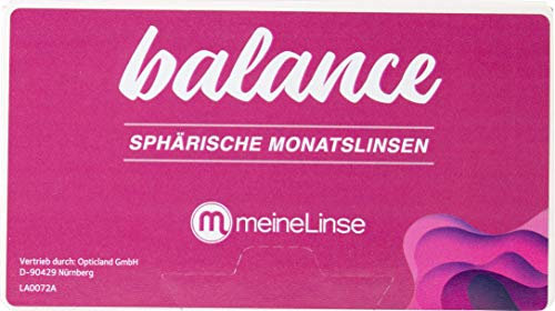 meineLinse balance sphärische Monatslinsen 6er|Dp:-4.50Bk:8.60Dm:14.00