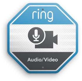 Ring Window Security Sticker