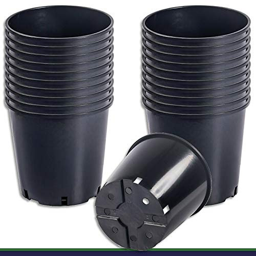 Wohnkult 20 Stück Pflanztöpfe Pflanztopf Rund 12 Liter Blumentöpfe Blumenkübel Rund Ø 26 cm