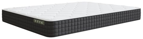 Novilla Matelas Mémoire de Forme 90x190 cm, 20 cm, Mousse de Bambou, Réversible, Certifié Oeko-TEX, Confort et Respirable, Medium-Pro, Noir