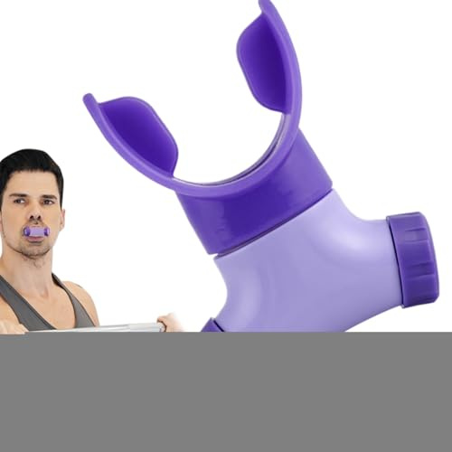 Syengery Entrenador Respiratorio Pulmonar - Ejercitador Pulmonar - Ejercitador Portátil Ajustable para Nadar Deportes Cantar Correr