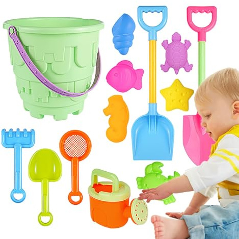 Giochi Di Sabbia Per Spiaggia - Con Stampini Di Animali Inclusi | Giocattoli Per Costruire Castelli Di Sabbia | Per Bambini In Età Prescolare Estate Compleanno Attività