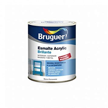 Bruguer Acrylic Multisuperficie Esmalte al agua Brillante Marfil 750 ml