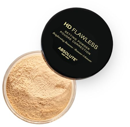 Absolute New York HD Flawless Setting Powder (HDSP02 Brightening Banana, 0.53 oz)