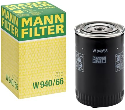 MANN-FILTER, W 940/66 Oljefilter | För personbilar, högsta filtreringsprestanda, motorskydd, högkvalitativ tätning, äkta OE-teknik