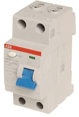 Interruttore FI 2P, tipo F, 25A, 30mA ABB F202F-25/0,03
