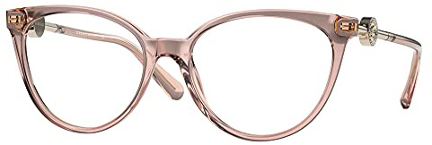 Versace VE3298B - 5339 Eyeglass Frame Transparent Pink w/Demo Lens 55mm