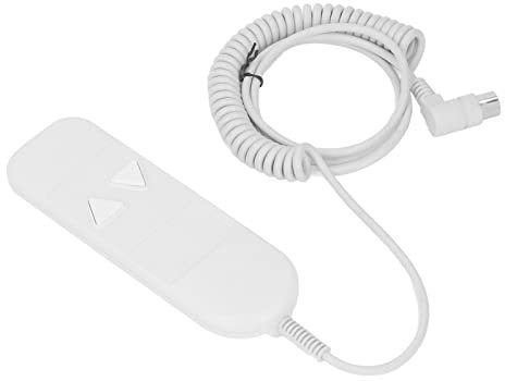 Telecomando 8 Pin 2 Pulsanti Sostituzione Controllo Manuale Plastica per Cavo a Spirale Poltrona Reclinabile Elettrica