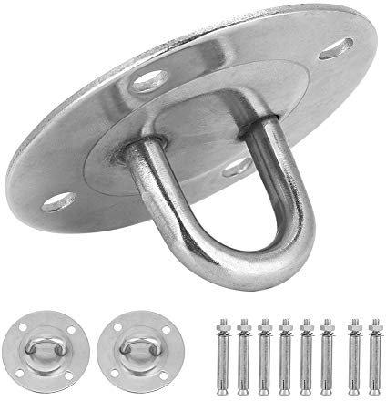 NestNiche 2 Supports muraux pour, Crochets Robustes, Convient comme Support pour Fauteuil Suspendu, Hamac & Sac de Boxe, pour Yoga, balançoire Accessoires