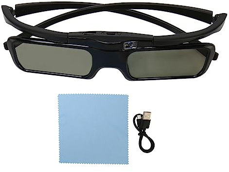 DLP 3D-Brille, HD-Linsen, 3D-Aktiv-Shutter-Brille, 8 M Empfangsentfernung, für DLP LINK 3D-Projektoren