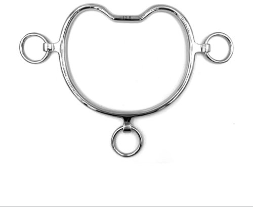 Equine Smile ES0069 Gebiss Chifney Steiger Steigergebiss aus Edelstahl (13.5 cm)