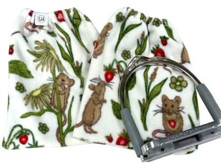 English Stirrup Covers, English Stirrup Cover, Fleece stirrup cover, Irons cover for english saddle