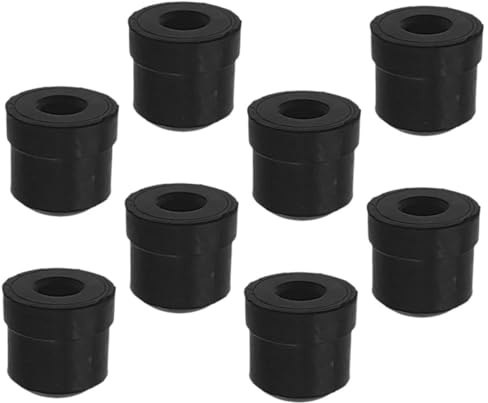 Toyvian 8 pièces Set de Embouts Caoutchouc pour Coulisses de Trombone Tampons Amortisseurs Souples pour Protection des Clés Accessoires pour Entretien et Évacuation Rapide de Eau