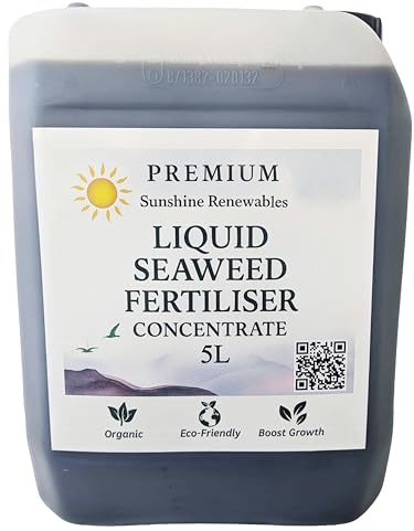 Seaweed Fertiliser - 5L - Organic Liquid Plant Feed for Strong Roots & Rapid Growth – Ultra-Concentrated (1:400) - Sunshine Renewables UK