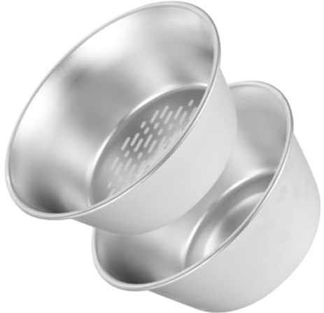 FOMIYES Passoire Multifonctionnelle en Acier Inoxydable 16,5 CM Panier Égouttage, Bassin Drainage la Cuisine, Usage Quotidien pour Fruits et Légumes, Panier Compact pour Évier