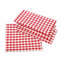 texpot Landhaus Tischdecke 100x140 cm rot-weiß kariert 100% Baumwolle Bayernkaro