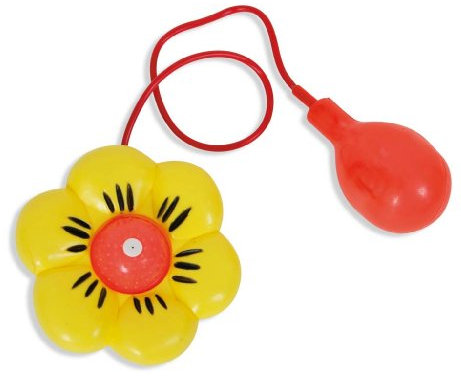 Spritzblume, Ø ca. 12 cm, Clown, Scherzartikel, Karneval, Mottoparty